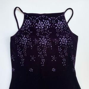 Vintage 90βs Velour Dress